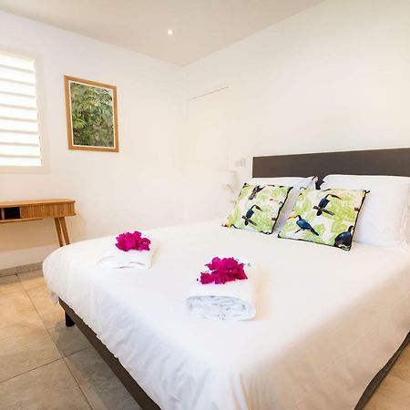 Villa Banc De Sable, Acces Direct A La Plage Le Diamant Luaran gambar