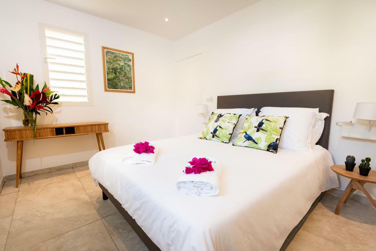 Villa Banc De Sable, Acces Direct A La Plage Le Diamant Luaran gambar