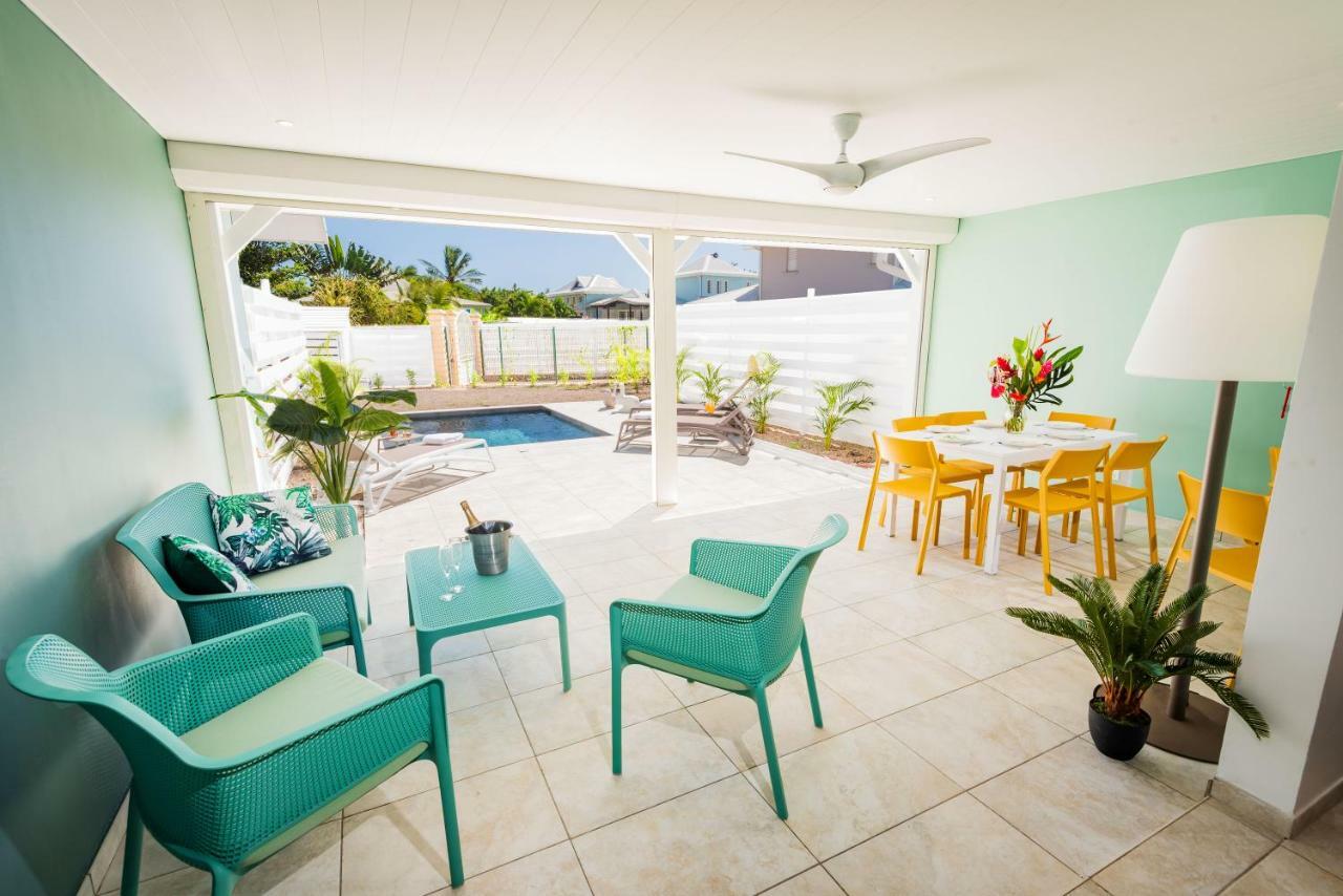 Villa Banc De Sable, Acces Direct A La Plage Le Diamant Luaran gambar